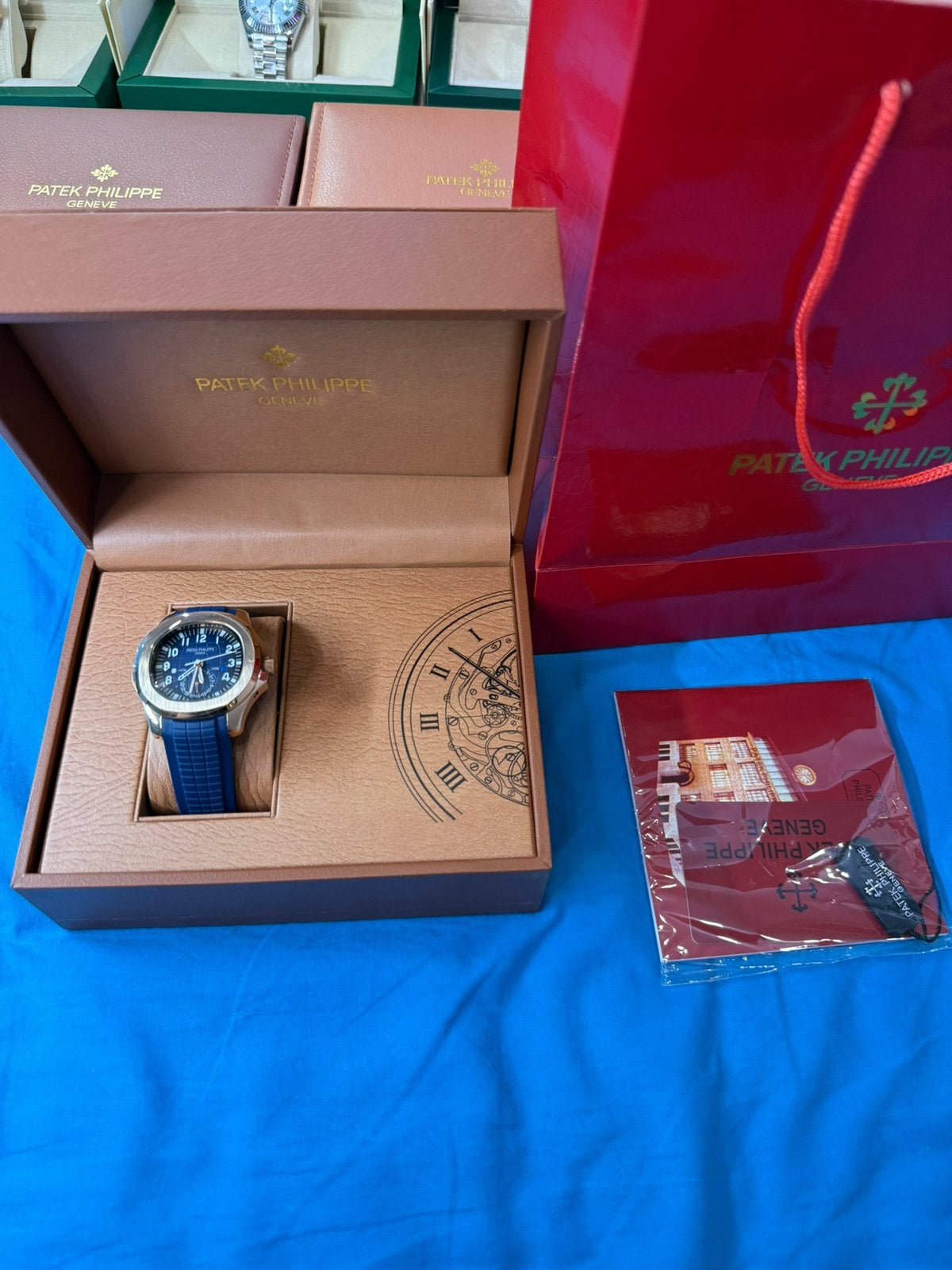 Patek Phillipe Aquana, Handtassen en Accessoires, Horloges | Heren, Overige merken, Polshorloge, Overige materialen, Nieuw