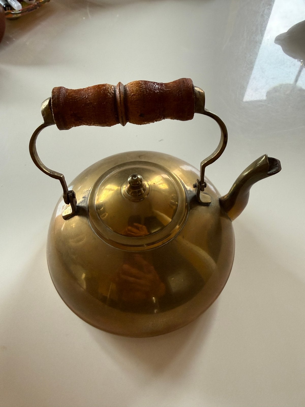 Théière en laiton, Enlèvement ou Envoi, Bronze