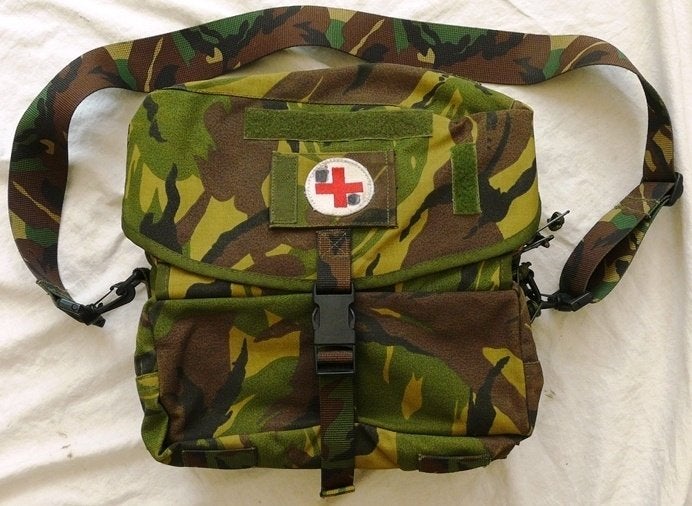 Draagtas Verzorger Geneeskundige Dienst Woodland, KL, 1990s., Ophalen of Verzenden, Landmacht, Overige typen