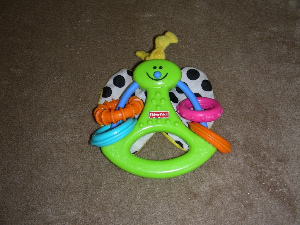 Ritselvlinder van Fisher Price is een vrolijke vlinder, Kinderen en Baby's, Speelgoed | Fisher-Price, Ophalen of Verzenden, Zo goed als nieuw
