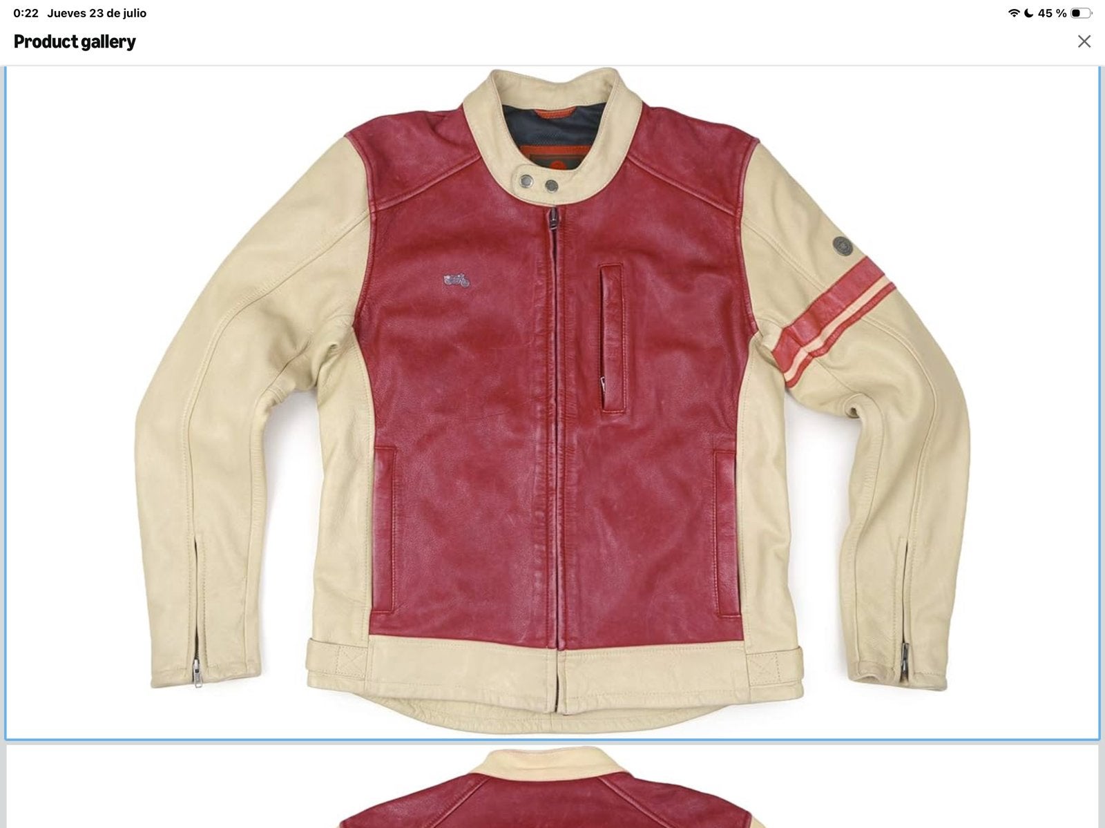 Royal Enfield leren jas maat L. Nieuw met label, Motoren, Particulier