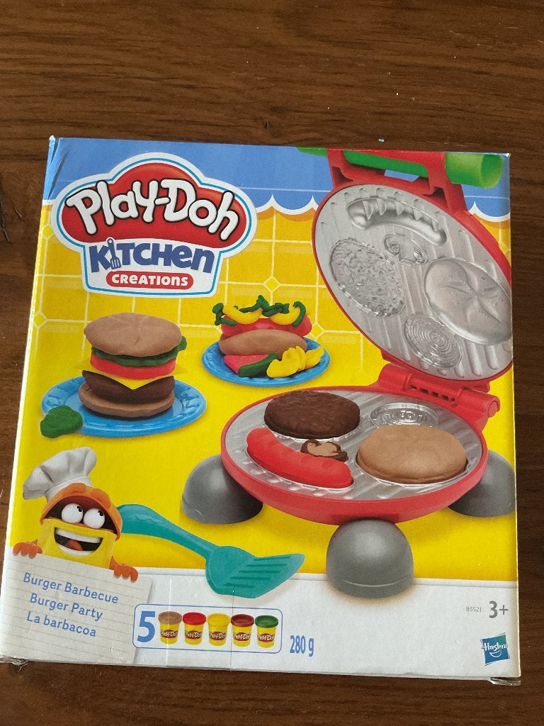 Play-doh burger party, Kinderen en Baby's, Speelgoed | Educatief en Creatief, Ophalen, Zo goed als nieuw, Knutselen