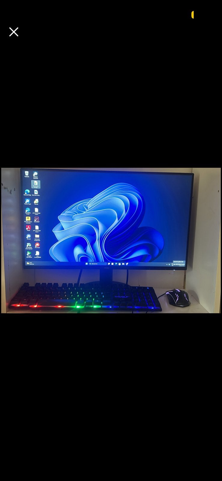 Écran pc aoc, Informatique & Logiciels, Moniteurs, Gaming, IPS, 61 à 100 Hz, Full HD