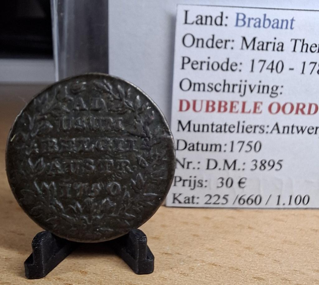 Dubbele oord - 1750 - Antwerpen - Maria Theresia - @30€, Timbres & Monnaies, Monnaies | Belgique, Envoi, Autre, Monnaie en vrac