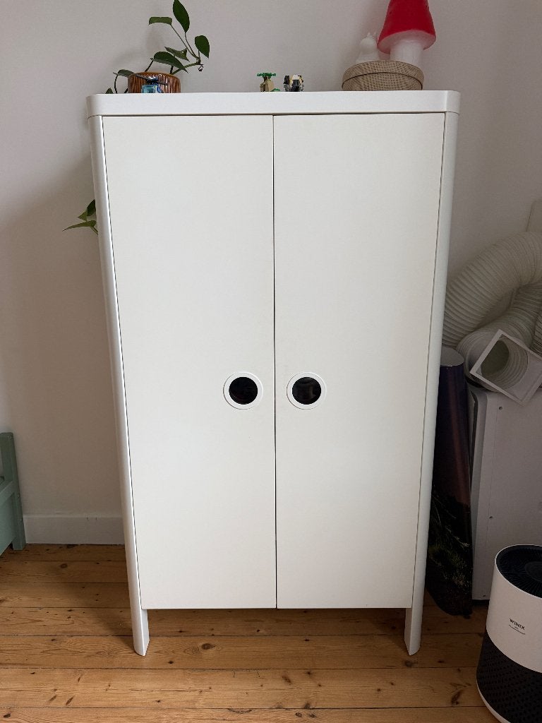 IKEA BUSUNGE kleerkast, Ophalen, Met deur(en), Gebruikt, 100 tot 150 cm