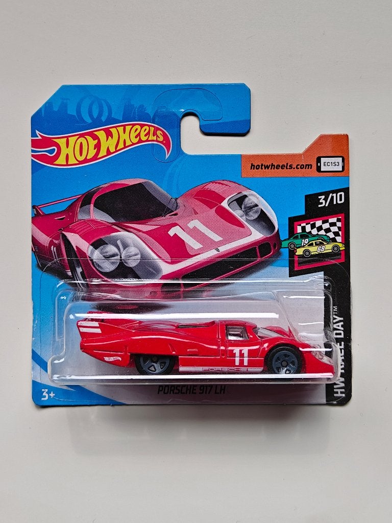 Hot Wheels Porsche 917 LH Rood HW Race Day 2019, Hobby & Loisirs créatifs, Enlèvement ou Envoi, Utilisé, Voiture