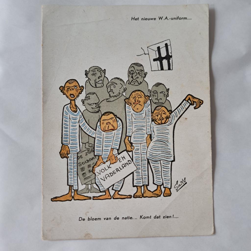 Carte postale politique satirique de la Seconde Guerre mondi, Collections, Objets militaires | Seconde Guerre mondiale, Enlèvement ou Envoi
