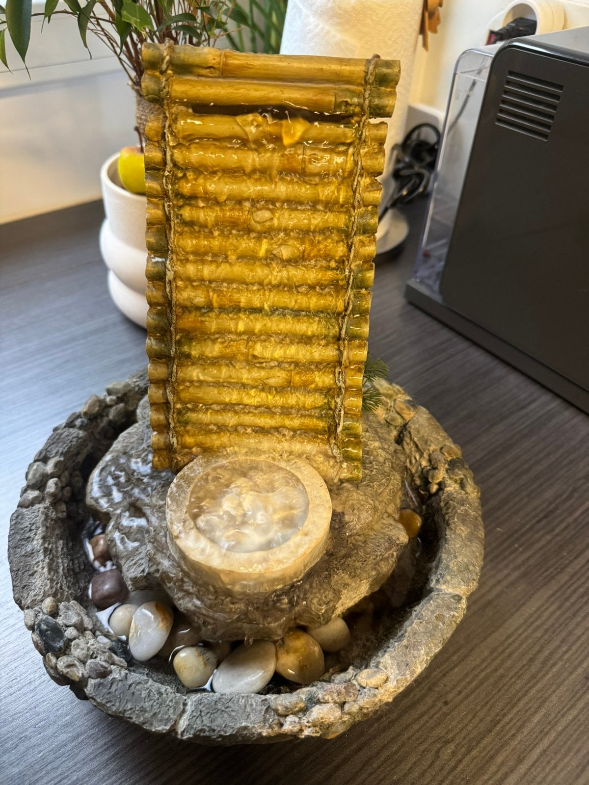 Mooie decoratieve waterfontein voor binnen – tafelmodel, Ophalen of Verzenden, Zo goed als nieuw