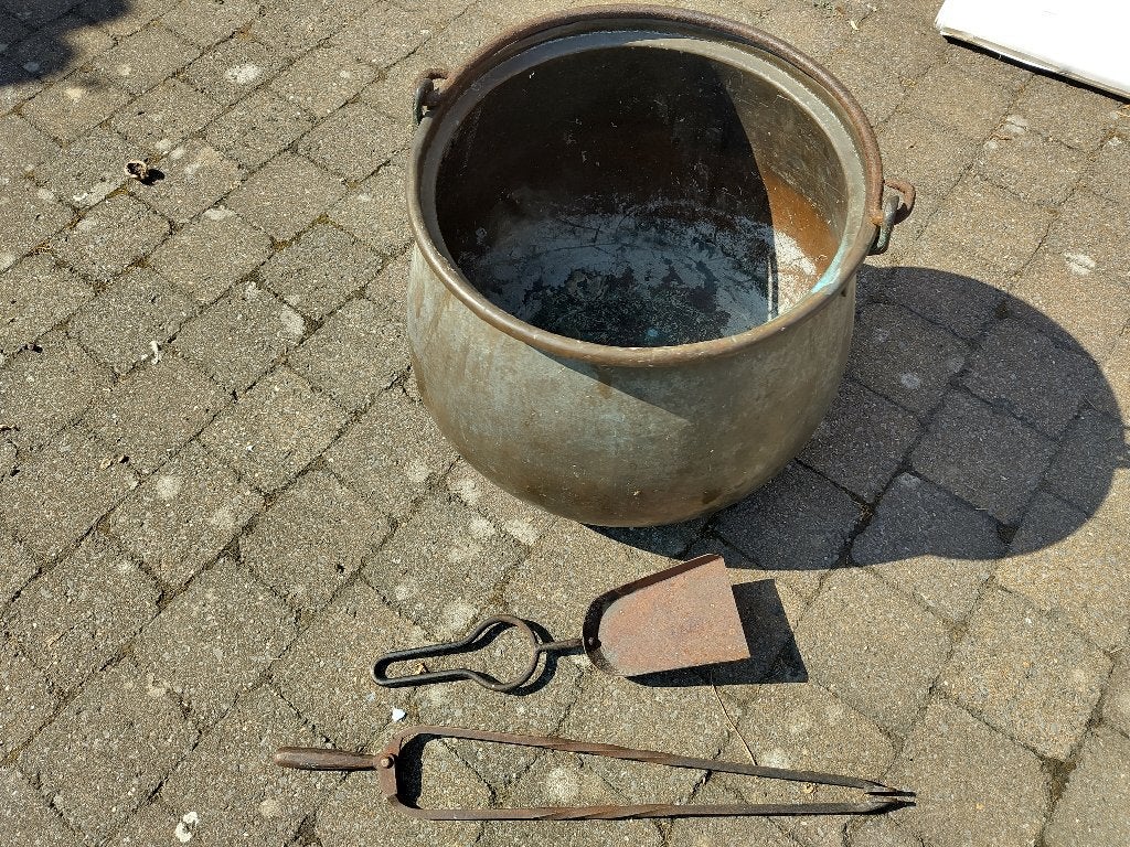 Koperen ketel, Ophalen, Koper