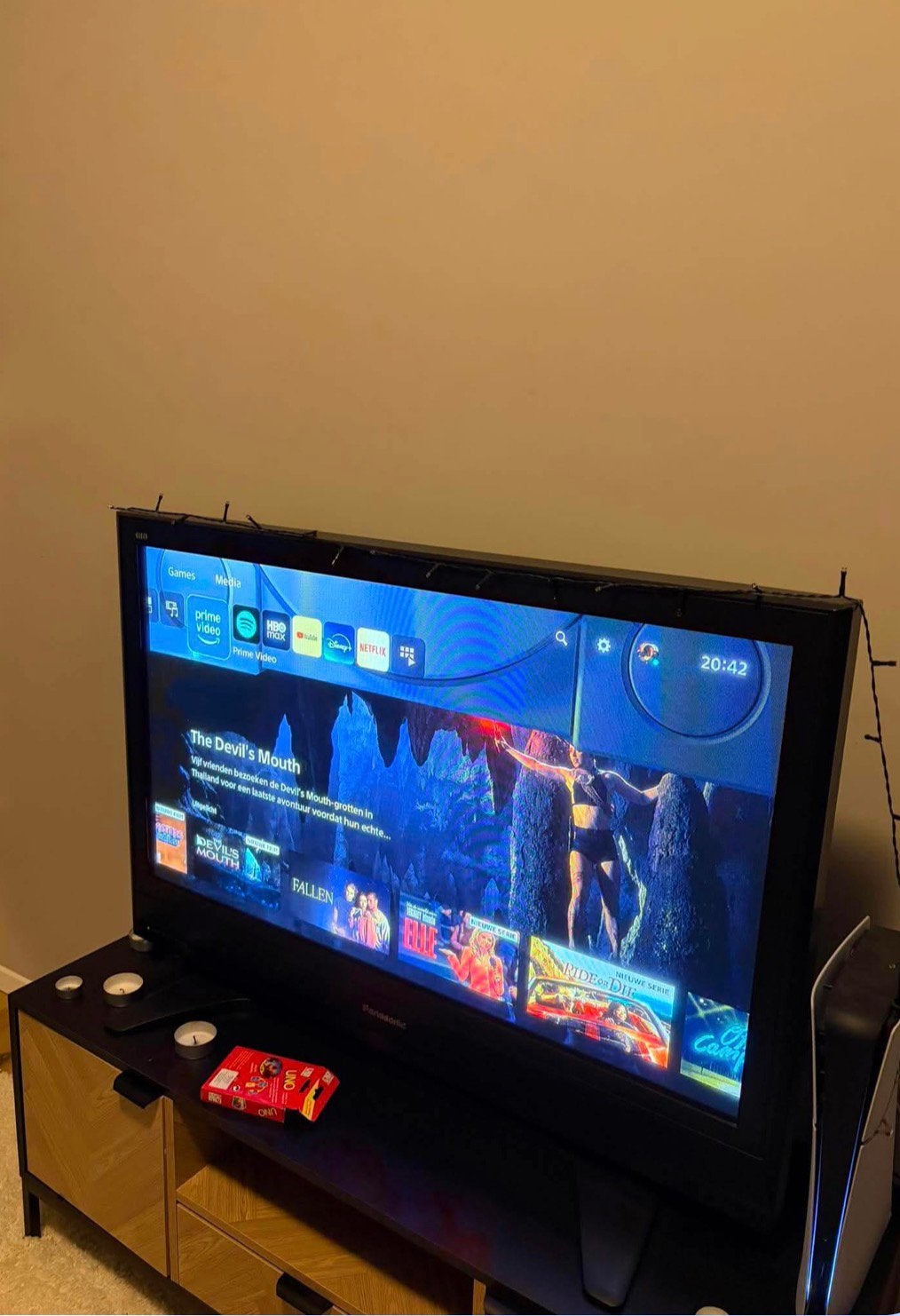 Panasonic Plasma TV groot scherm | met afstandsbediening, Ophalen, Panasonic, 50 Hz, Zo goed als nieuw