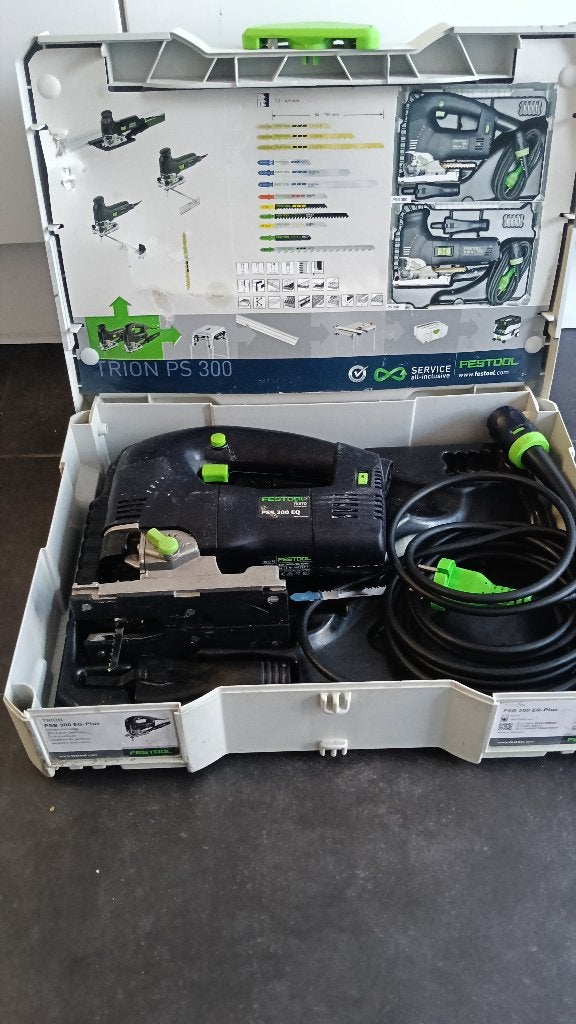 Festool wipzaag in koffer, Festfool, 600 tot 1200 watt, Ophalen of Verzenden, Zo goed als nieuw