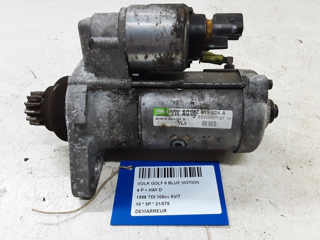 STARTMOTOR Volkswagen Golf Plus (5M1 / 1KP) (02Z911024A), Gebruikt, Volkswagen