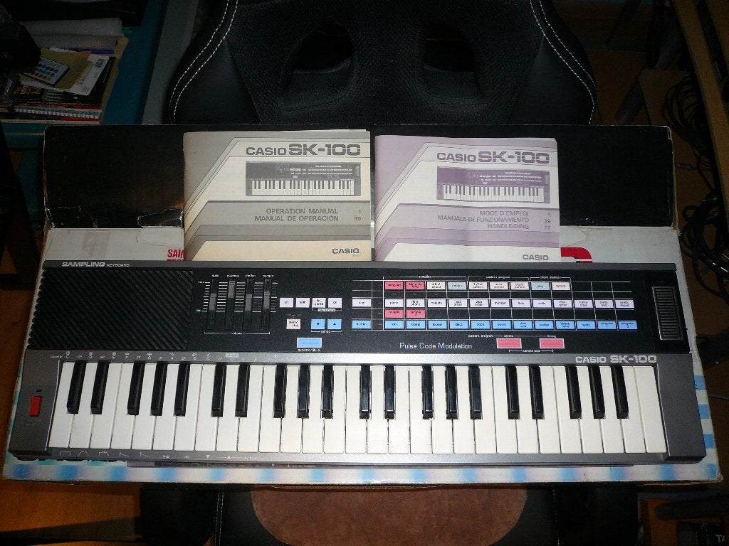 Casio SK-100 keyboard/sampler 80s classic!, Muziek en Instrumenten, Ophalen of Verzenden, Zo goed als nieuw, 49 toetsen, Casio