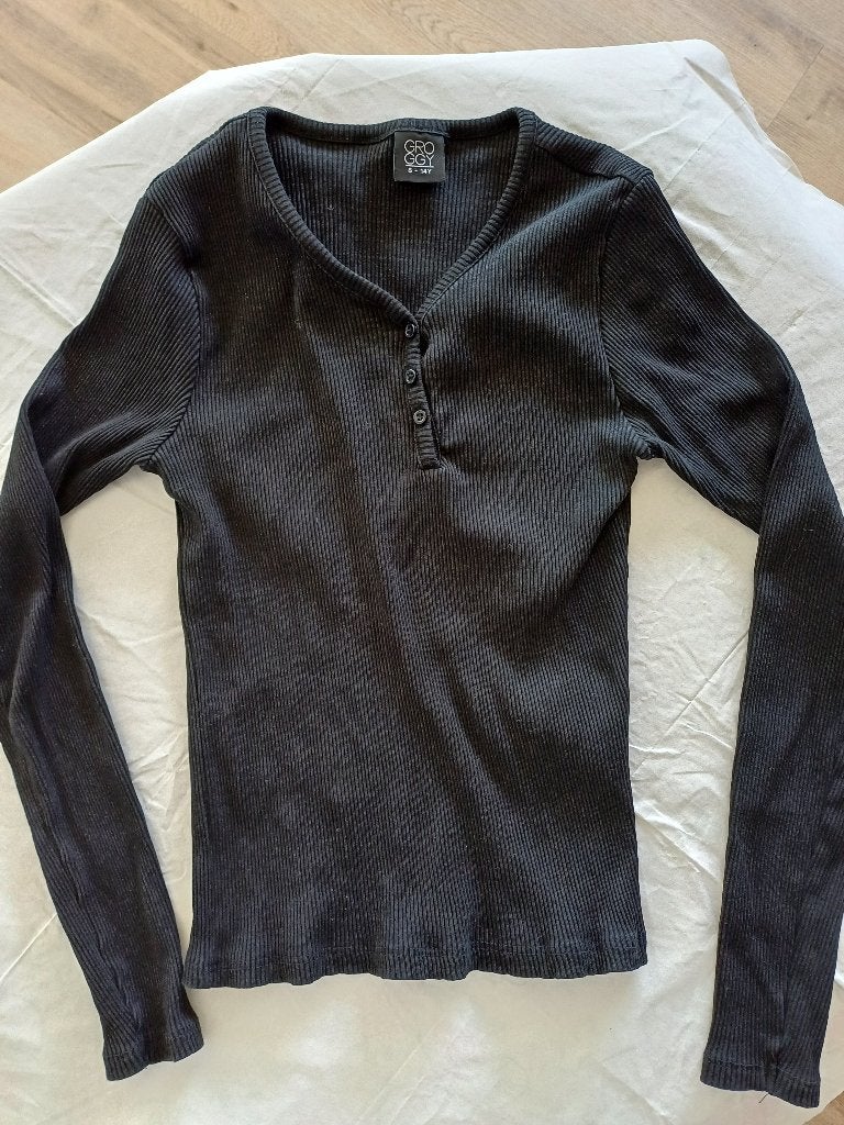 Zwarte longsleeve, Chemise ou À manches longues, JBC, Enlèvement, Utilisé