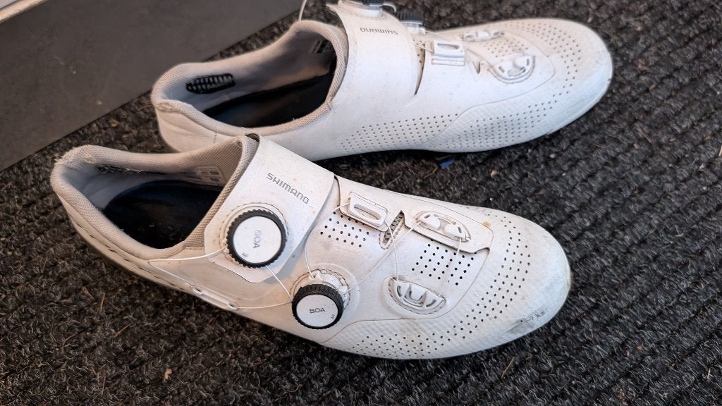 Shimano S-phyre wielrenschoen fietsschoen race maat 46 wit, Fietsen en Brommers, Dames, Schoenen, Overige maten, Ophalen of Verzenden