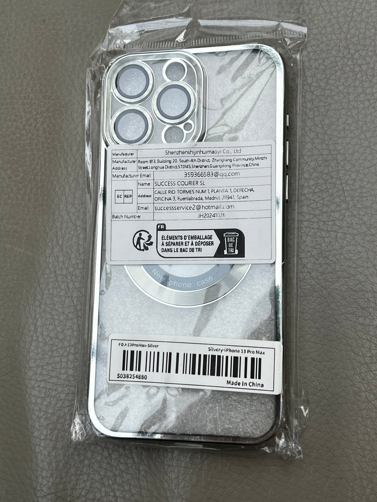 Gsm hoesje IPhone 13 pro max, Telecommunicatie, IPhone 13, Frontje of Cover, Nieuw, Transparant