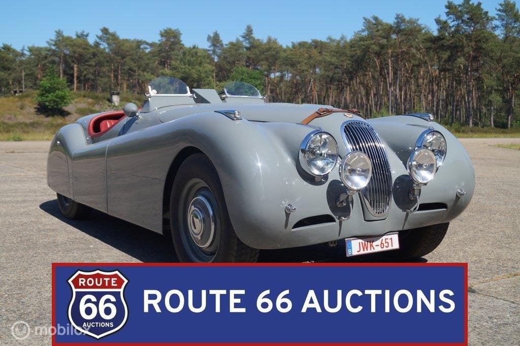 Jaguar XK120 OTS | 1950 | Route 66 Auctions, Achat, Entreprise, Boîte manuelle, Autre carrosserie