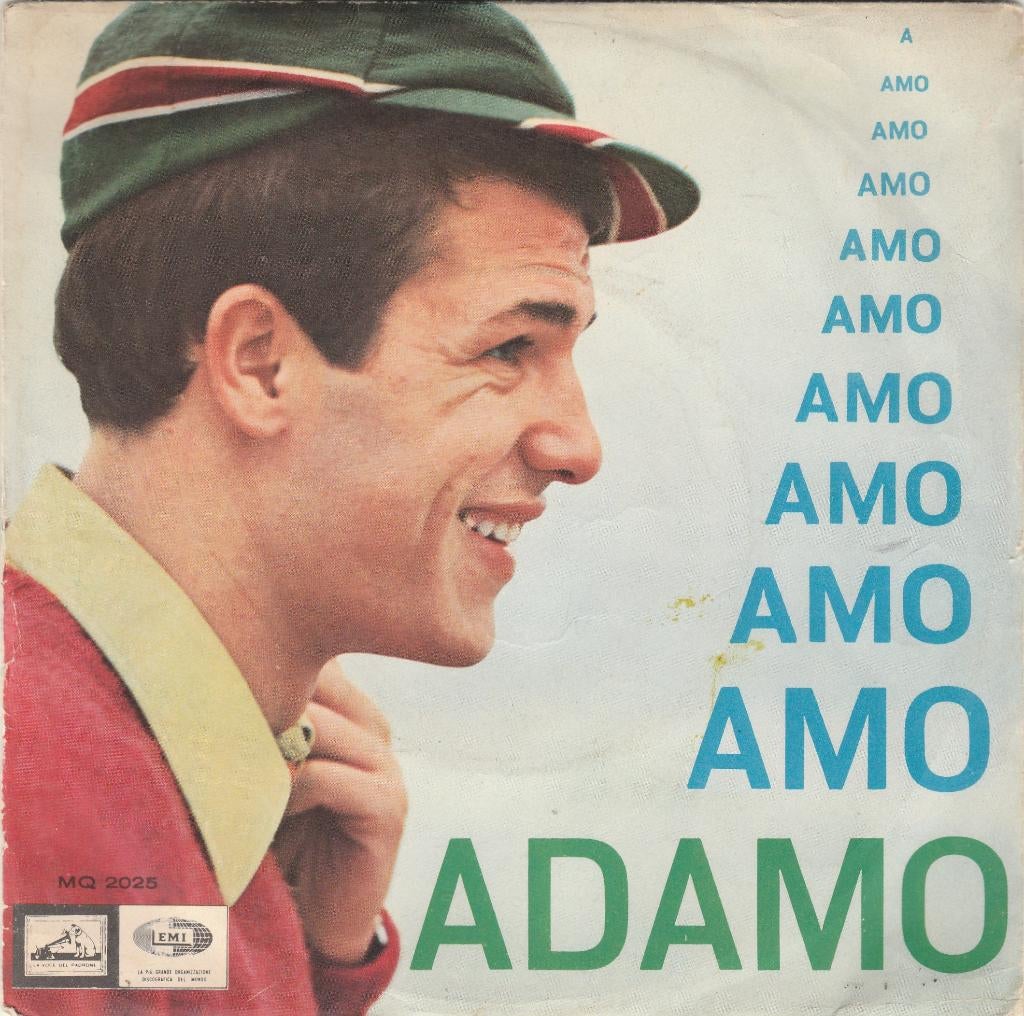 45T: Adamo: Amo   Pop, Enlèvement ou Envoi, Single, Utilisé, Pop