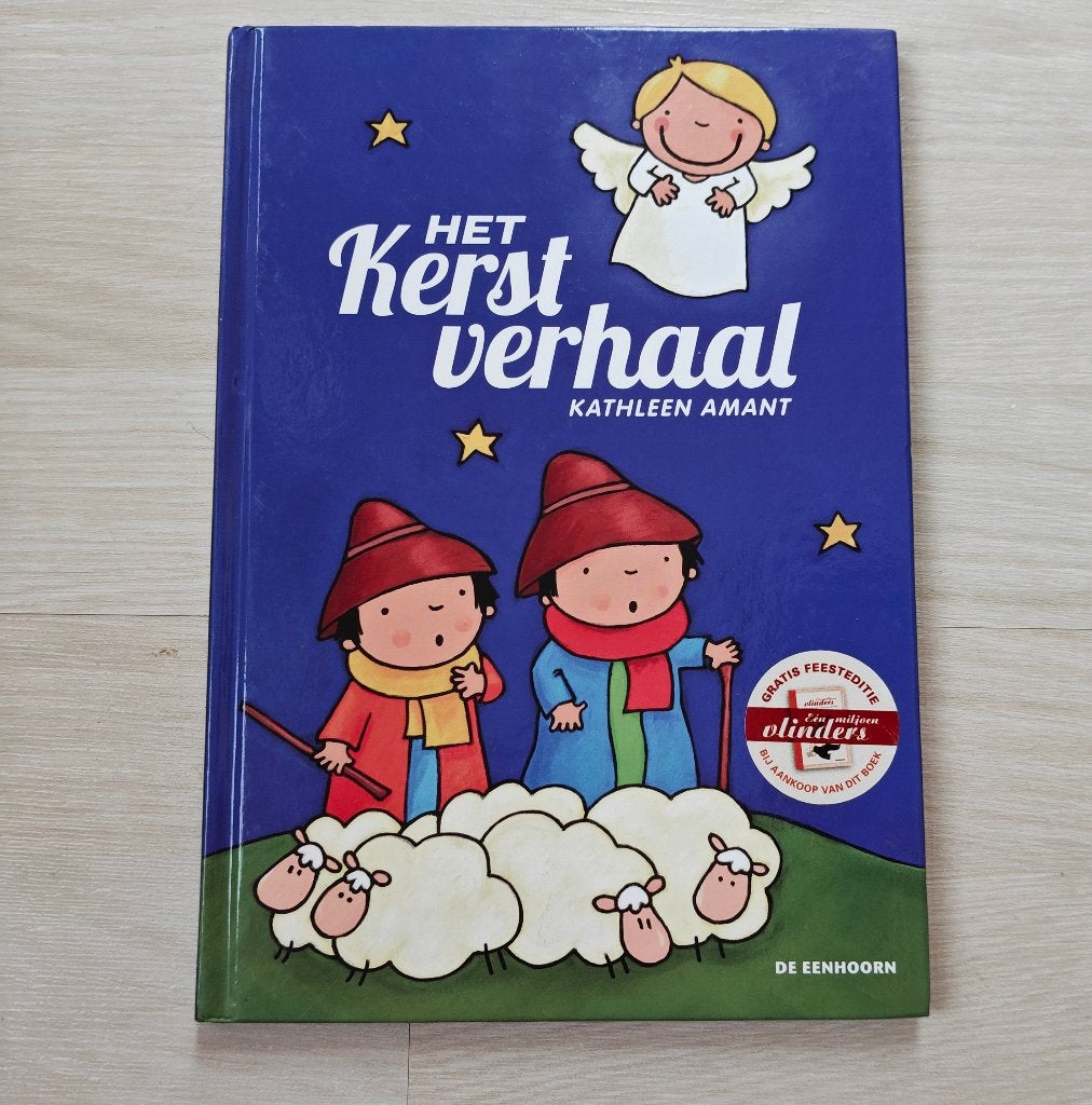 Kinderboek Kathleen Amant Het kerstverhaal, Boeken, Jongen of Meisje, Ophalen of Verzenden, Voorleesboek, Kathleen Amant