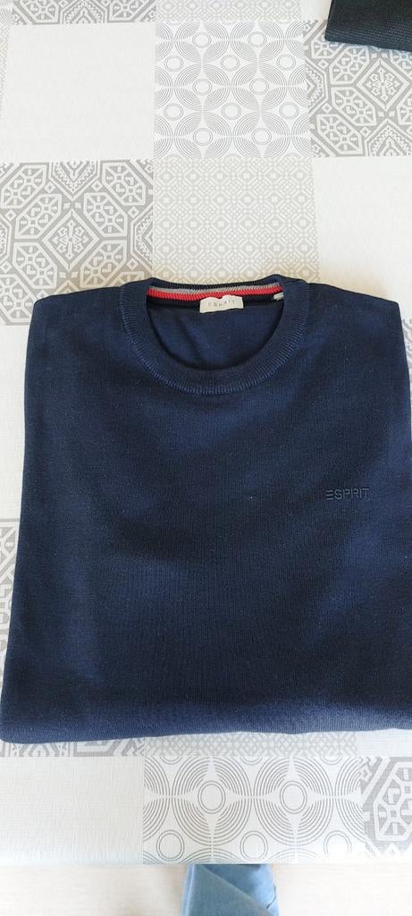 Donker blauwe heren trui Esprit. Medium., Vêtements | Hommes, Pulls & Vestes, Comme neuf, Enlèvement, Esprit, Bleu