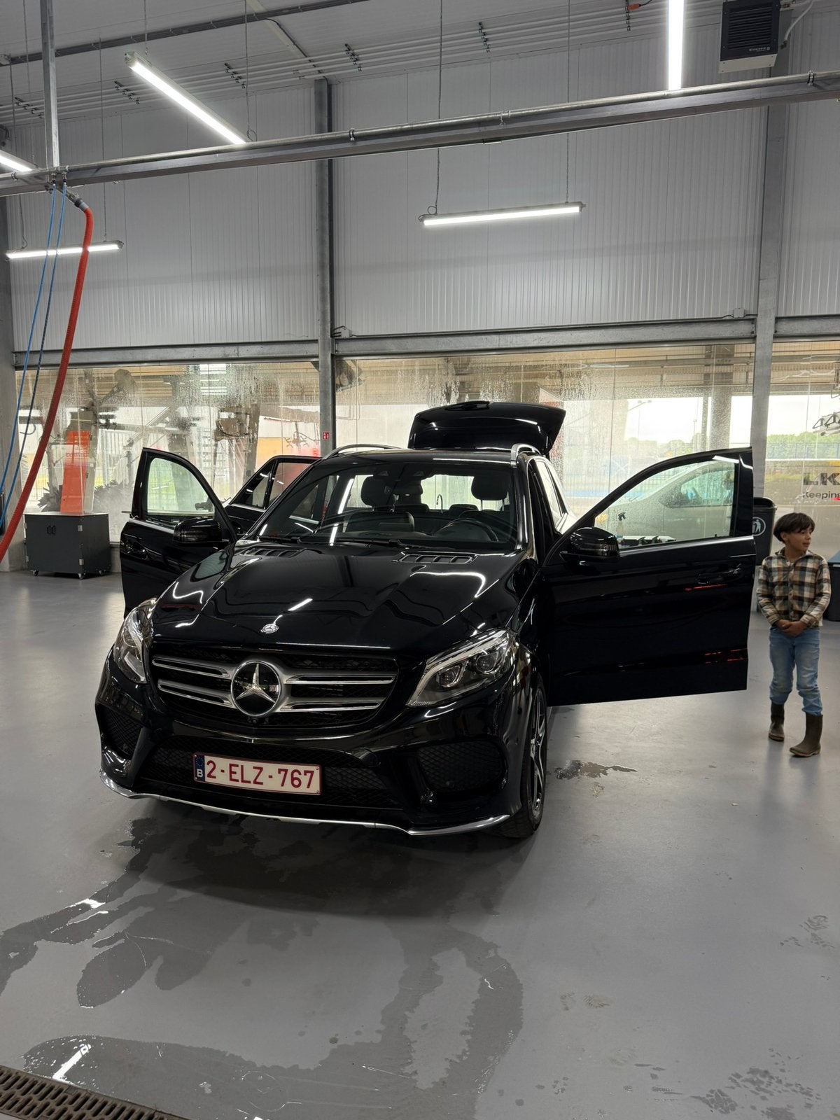 Mercedes-Benz GLE 250d — fin 2016 — 275 000 km, Autos, Cuir, Euro 6, Noir, Diesel
