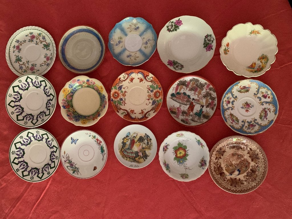 Diverse borden en dessert borden, Antiek en Kunst, Ophalen