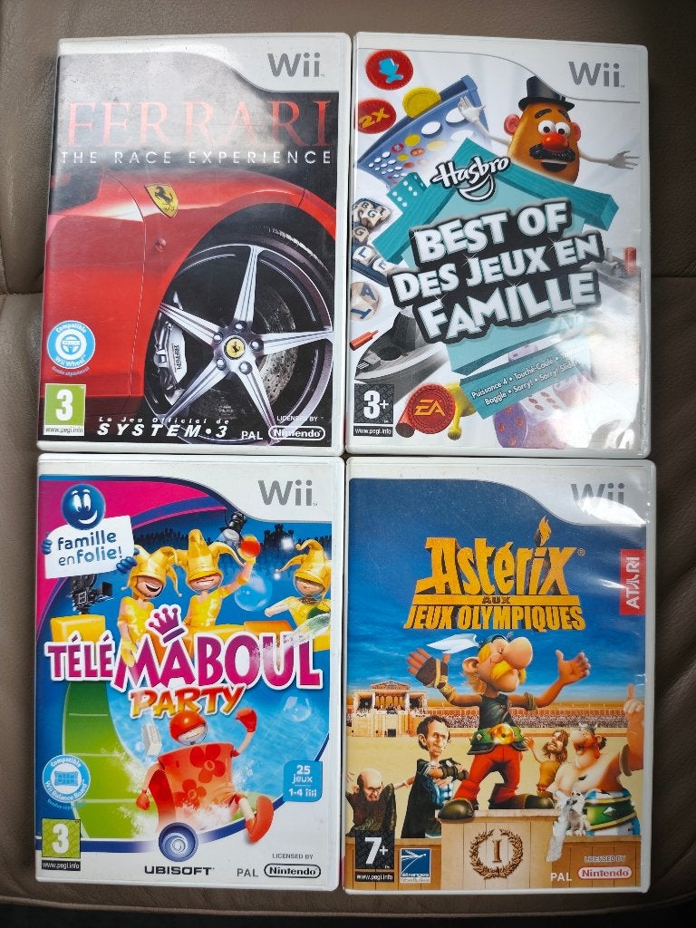 Lot 4 jeux Wii, Consoles de jeu & Jeux vidéo, Enlèvement ou Envoi
