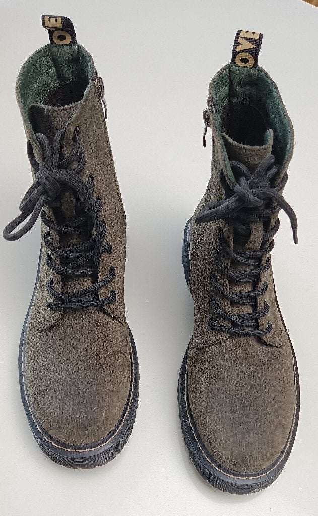 schoenen Chery Stile, Lage of Enkellaarzen, Ophalen of Verzenden, Zo goed als nieuw, Groen