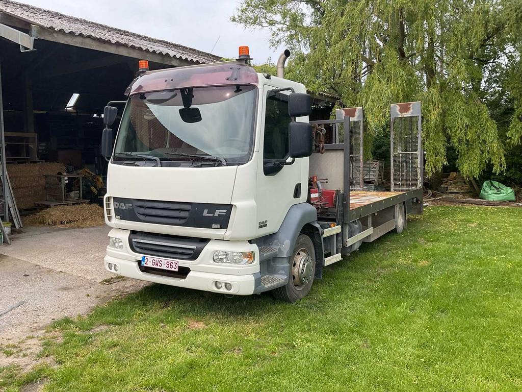 2008 DAF LF55 Vrachtwagen met kraanarm, Overige brandstoffen, Bedrijf, DAF, Euro 4