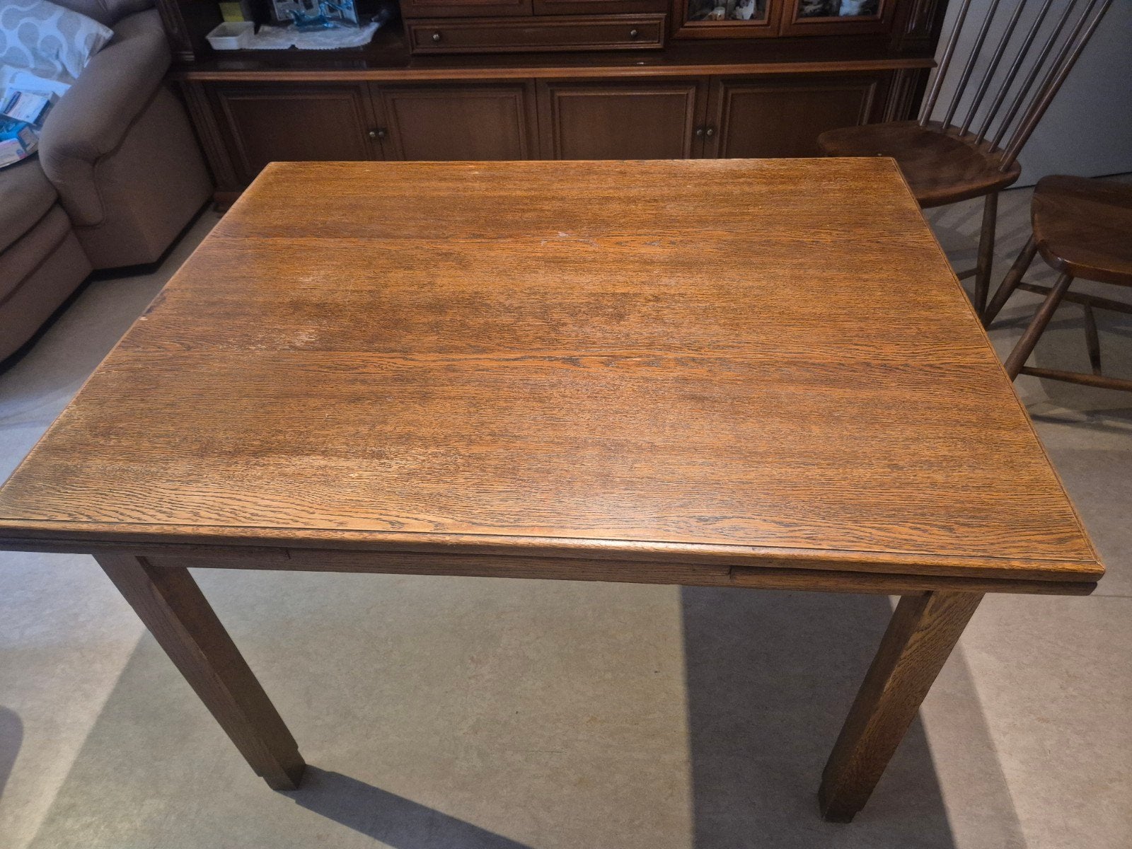 uitklapbare tafel met 6 stoelen, Huis en Inrichting, Ophalen, 150 tot 200 cm, 50 tot 100 cm