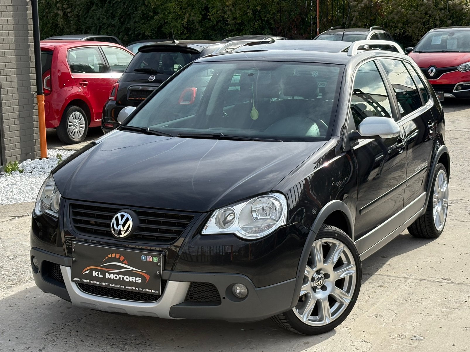 VW POLO ÉDITION CROSS 1.4i ESSENCE 130 000KM CARPASS, Achat, Entreprise, Noir, 5 portes