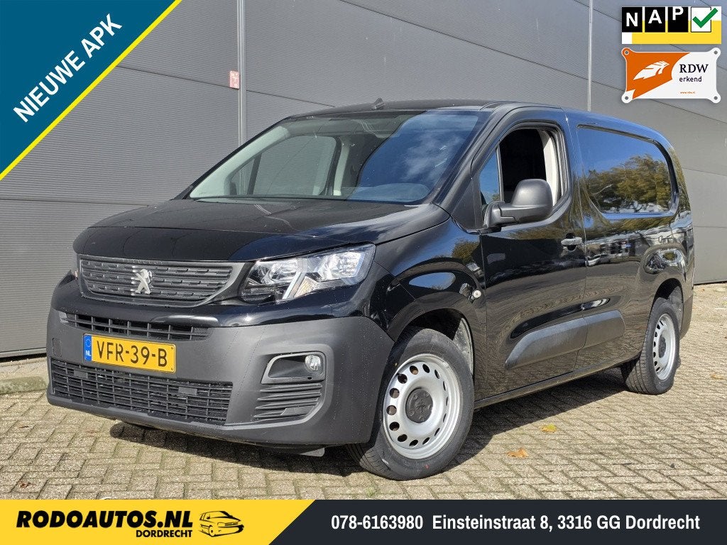 Peugeot Partner 1.2 P.T. Premium Long Nw Distr. Carplay/Ac, Autos, Achat, Euro 6, 2 places, Assistance au freinage d'urgence