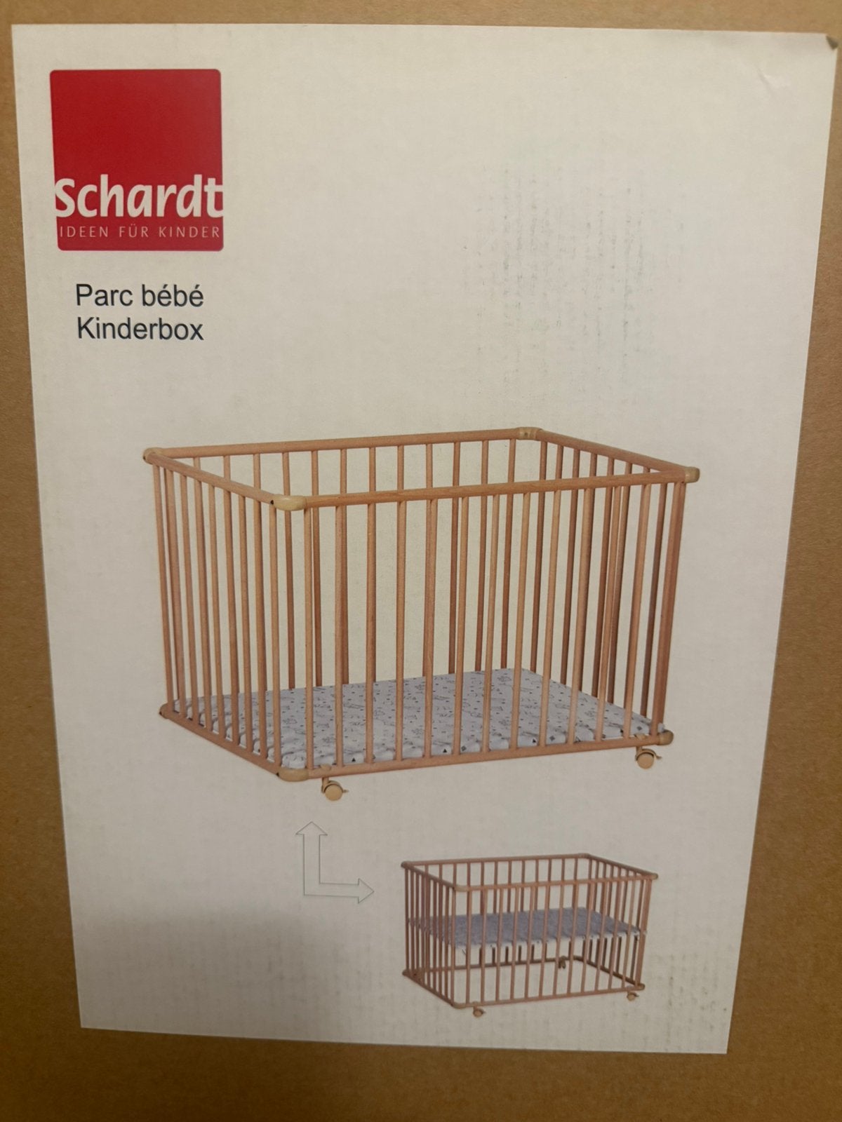 Babybox nieuw, Ophalen, Nieuw, Rechthoekig, In hoogte verstelbaar