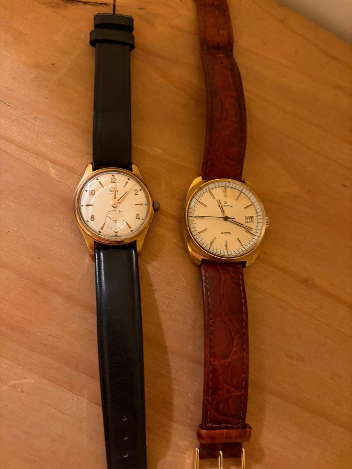 Werkende heren horloge, Handtassen en Accessoires, Horloges | Dames, Ophalen, Zo goed als nieuw