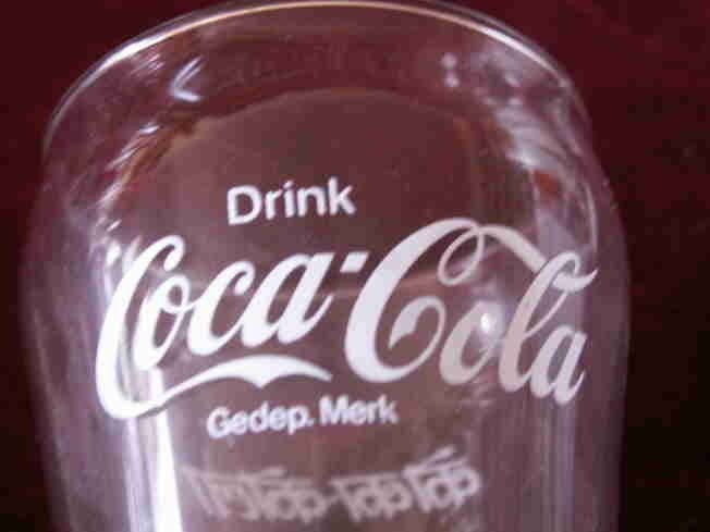 Coca Cola glas logo Coca-Cola in vreemde talen Hindi Arabisc, Verzamelen, Ophalen of Verzenden, Nieuw
