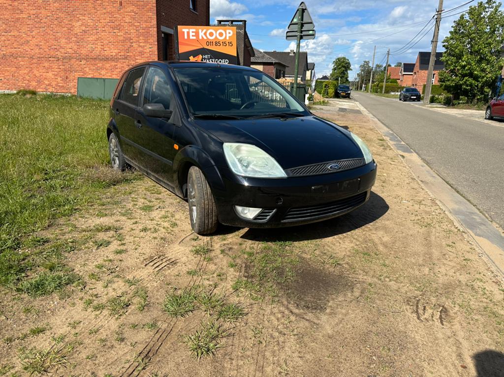 Ford fiesta benzine, Auto's, Zwart, Particulier, Fiësta, Euro 3