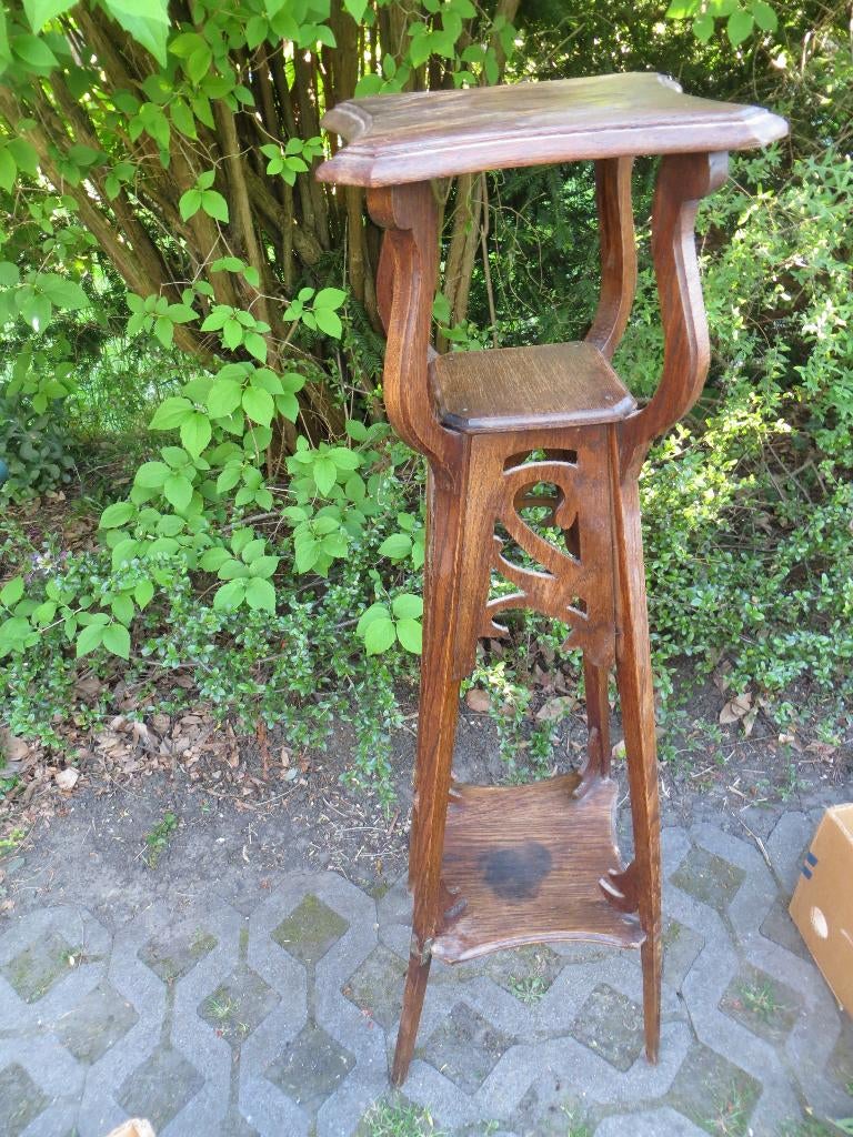 Sellette en bois style Art nouveau, Antiquités & Art, Enlèvement, 100 à 150 cm