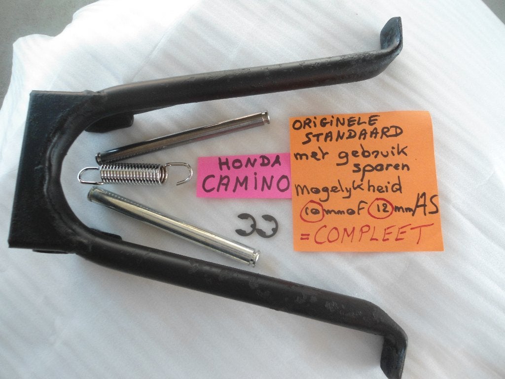 Honda camino : orginele standaard met as, resort en clips, Fietsen en Brommers, Ophalen, Zo goed als nieuw, Frame, Honda Camino