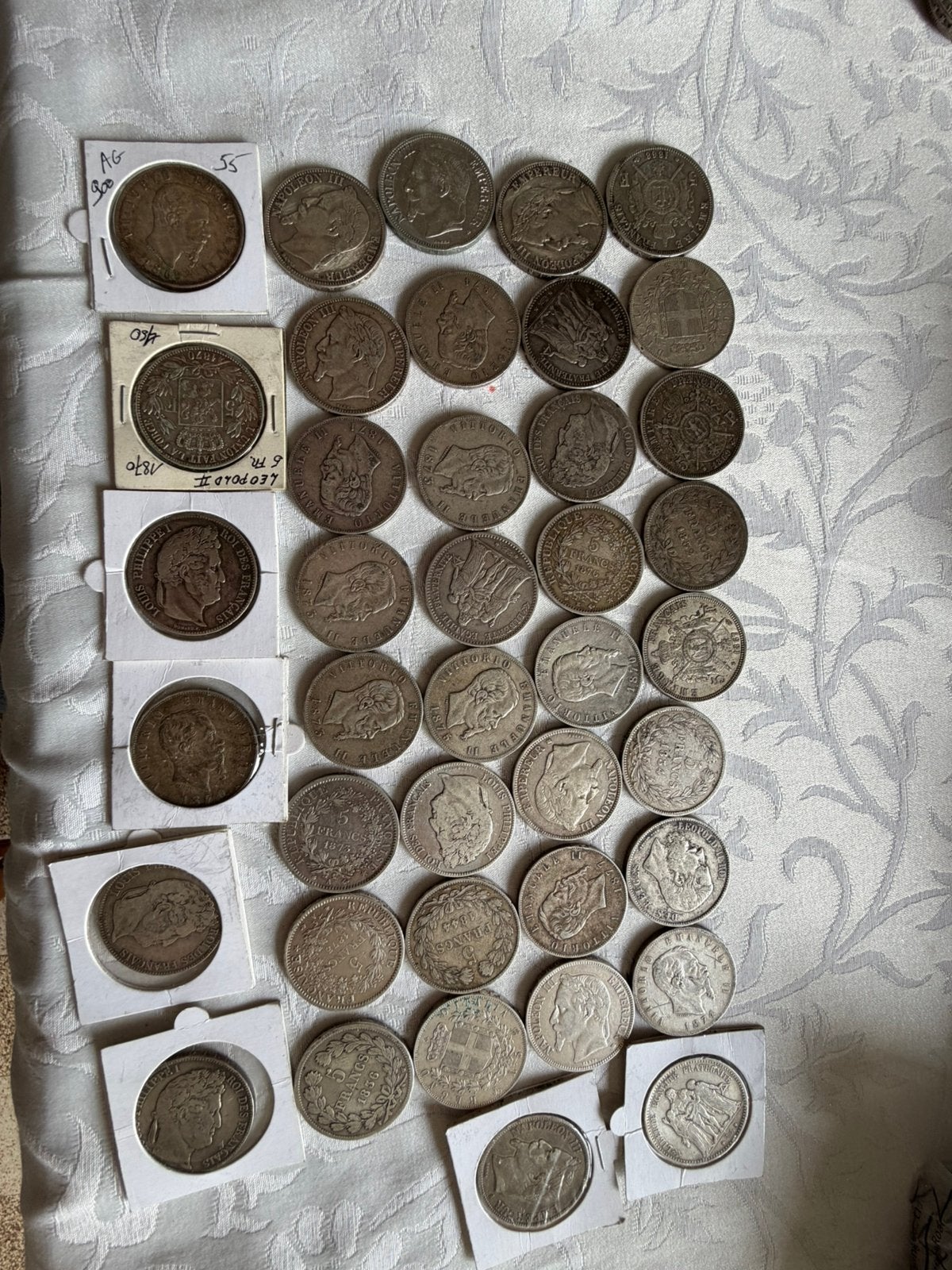 Set zilveren munten, Postzegels en Munten, Edelmetalen en Baren, Ophalen, Zilver