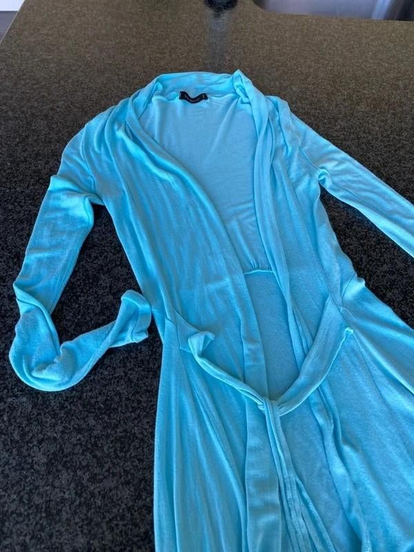Appelblauwzeegroen kimono Maat M, Kleding | Dames, Pyjama's, Va Bene, Ophalen of Verzenden, Gedragen, Maat 38/40 (M)
