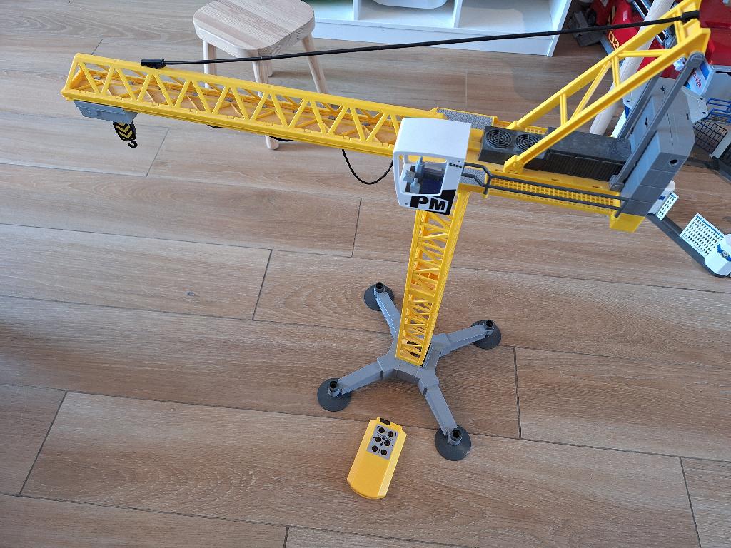 Playmobil kraan op afstand bestuurbaar 70441, Ophalen, Gebruikt, Los Playmobil