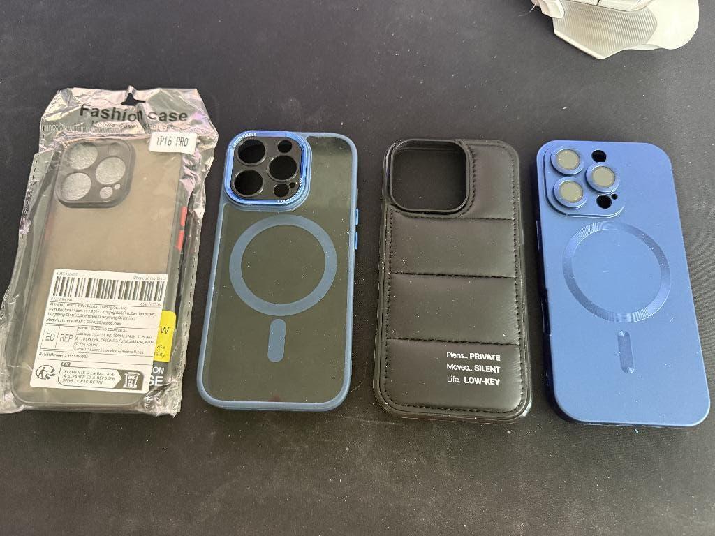 iPhone 16 Pro hoesjes – nieuw – MagSafe & standaard, Nieuw, Meerkleurig, Transparant, Kunststof