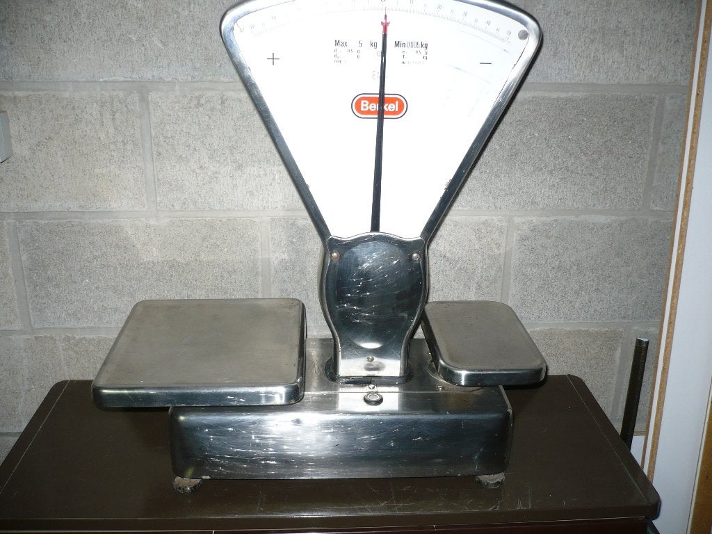 WEEGSCHAAL BERKEL, Elektronische apparatuur, Weegschalen, Ophalen, Gebruikt, Analoog
