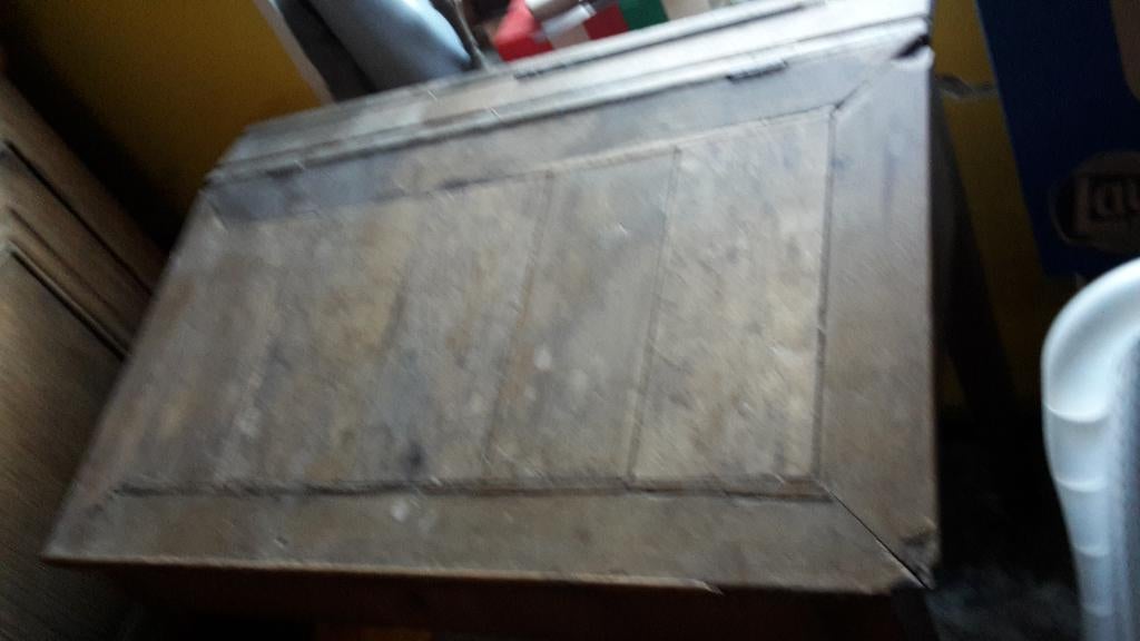 Ancien bureau en chêne 30 euros, Enlèvement, Utilisé
