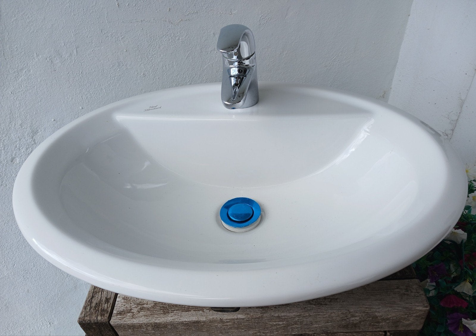 Lavabo évier design en céramique blanche oval Idéal Standard, Enlèvement, Lavabo