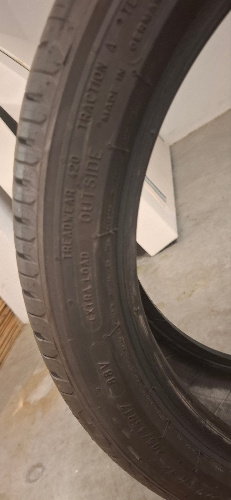 4 pneus été Mini Cooper, Enlèvement