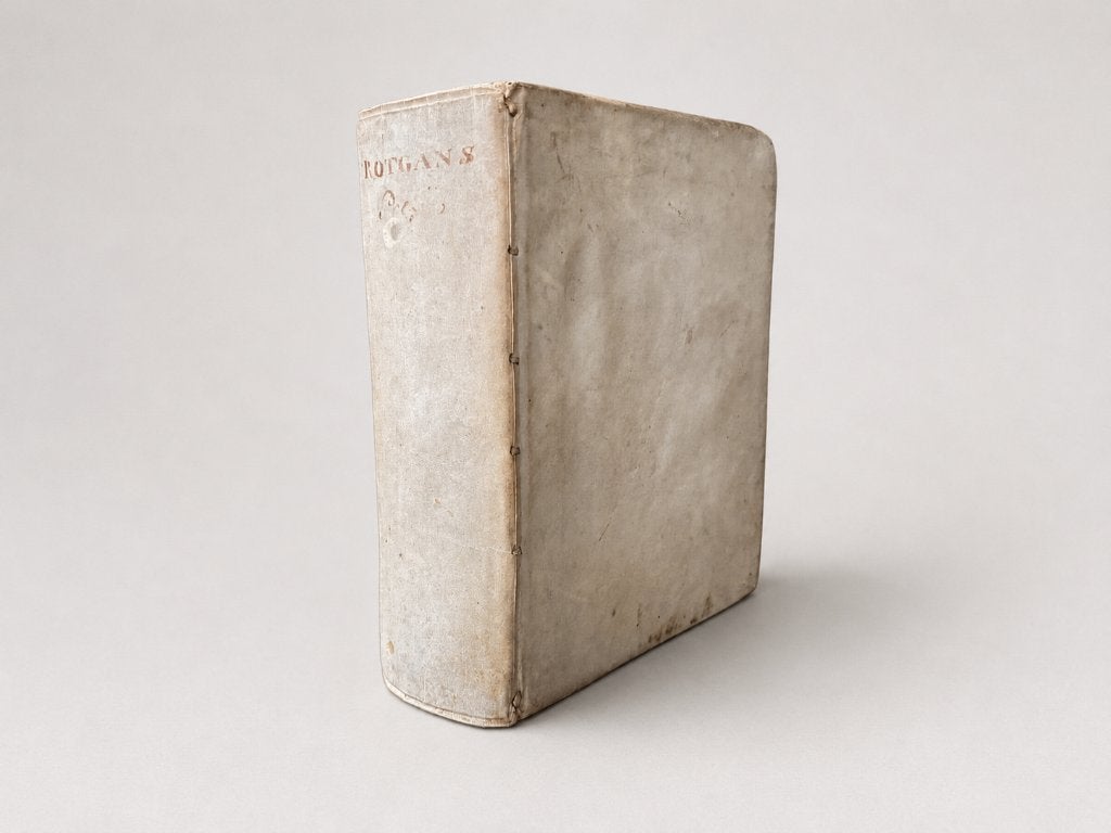 (1715) Lukas Rotgans – Poëzy – Perkamenten band – 50 prenten, Verzenden, Lukas Rotgans