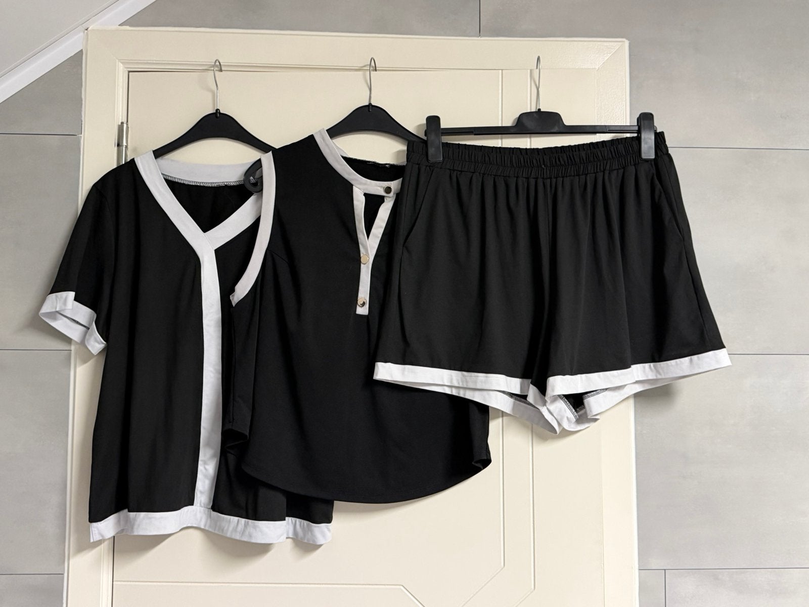 3 delig setje Shirt , top en broekje (46/48), Ophalen, Zo goed als nieuw, Maat 46/48 (XL) of groter