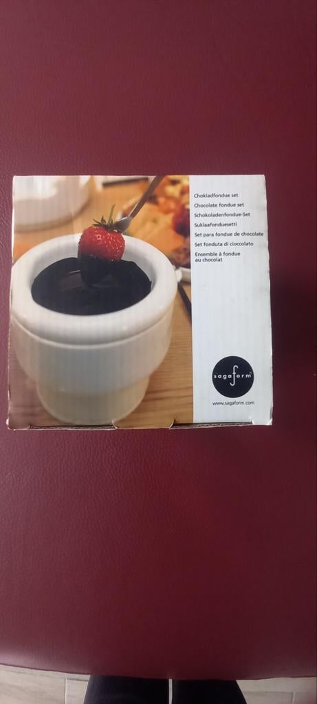 Chocolade fondueset Sagaform nog in verpakking, Ophalen