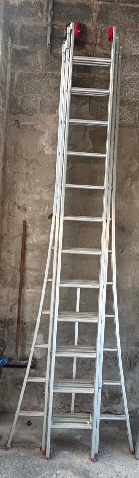 DAS alu ladder 3 x 12 R, Ophalen, Zo goed als nieuw, Ladder